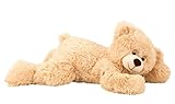 Teddybär Schlafbär liegend 60 cm Hellbraun Kuscheltier