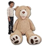 Banabear 260 cm Samtig Weich und Kuschelig Riesiger Plüschtier Teddybär Großer Teddybär Giant Teddy Bears Großer Weicher Plüsch Kinder Jumbo Größe