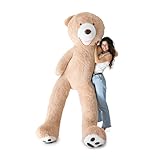 MKS. Riesen Teddybär XXL Kuschelbär 260 cm groß Plüschbär - Original Teddy Bär Braun (260 cm)