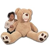 bananair Riesiger XXL-Teddybär (130 bis 340 cm), weich, perfekt für Geburtstag, Weihnachten, Spielzeug (160 cm)