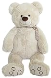 Wagner 9036 - XL Plüschbär Teddy Bär - 55 cm groß - weiß - Teddybär