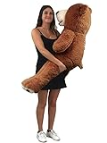 Banabear Lerosier Teddy trägt Riesenplüsch von 130 bis 340 cm !! Teddybär Teddybär Riesiger Bär (Braun, 130 cm)
