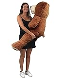 Banabear Lerosier Teddy trägt Riesenplüsch von 130 bis 340 cm !! Teddybär Teddybär Riesiger Bär (Braun, 130 cm)