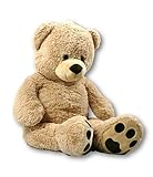 XXL Teddybär Bär 1m Hellbraun Kuschelbär 100 cm Teddy Plüschtier Kuscheltier